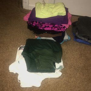 Bag full of clothing for boys and girls